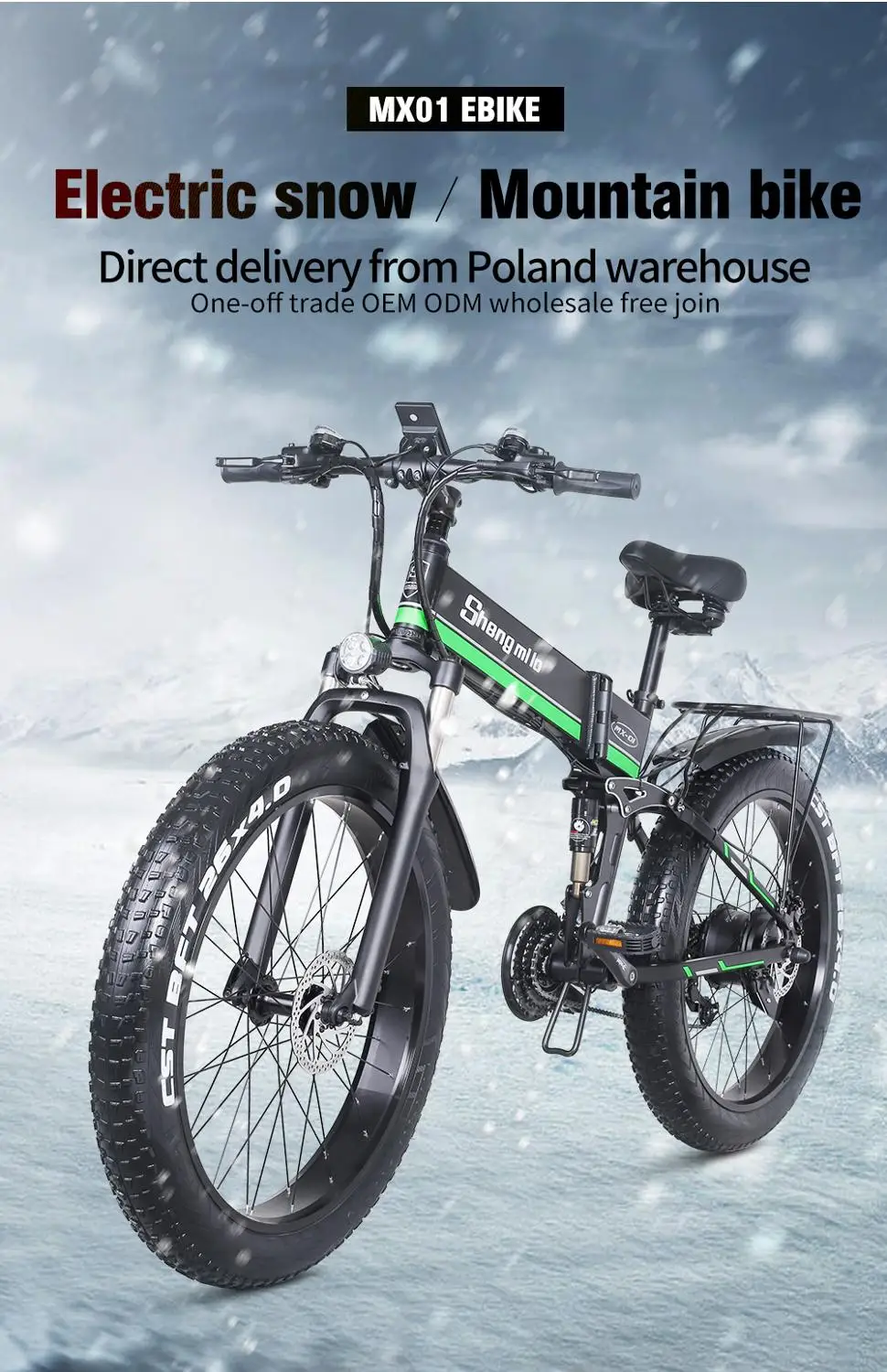 Preise Elektrische Fahrrad Schnee Bike Fett Reifen 26 Zoll Motorrad E Bike 1000w 48v Elektrische Faltrad Sheng Milo Berg Erwachsenen Fahrrad