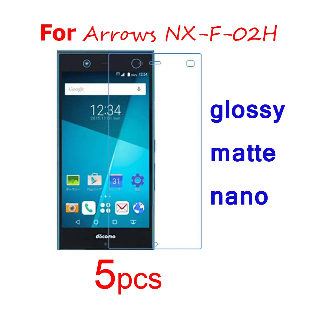 5 шт./лот прозрачные/матовые/нано противовзрывные Защитные пленки для Fujitsu Arrow Tab F