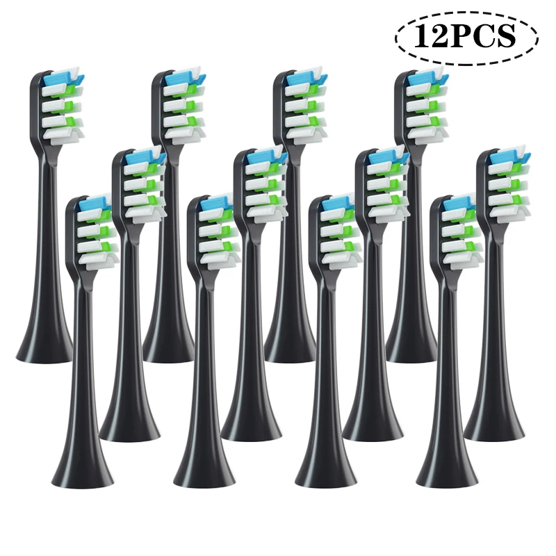 

Edieu 12pcs/Set Daily Oral Care Toothbrush Heads Replacement For SOOCAS X3/X3U/X5 Electric Tooth Brush Nozzle Heads Replace