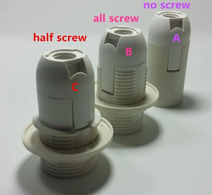 

Led E14 Plastic Lamp Holder Converter Edison Screw Socket Adapter--thread Lamp Base-for LED lamp bulb 10pcs a lot