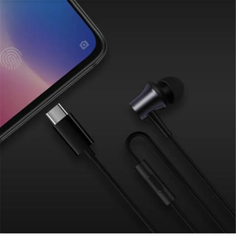 Оригинальные Xiaomi Piston 3 наушники USB TYPE C In Ear проводные с микрофоном для Mi 6 8 9 Pro 10