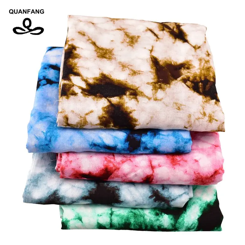 Новая печатная хлопчатобумажная Поплиновая ткань QUANFANG для пэчворка сделай сам