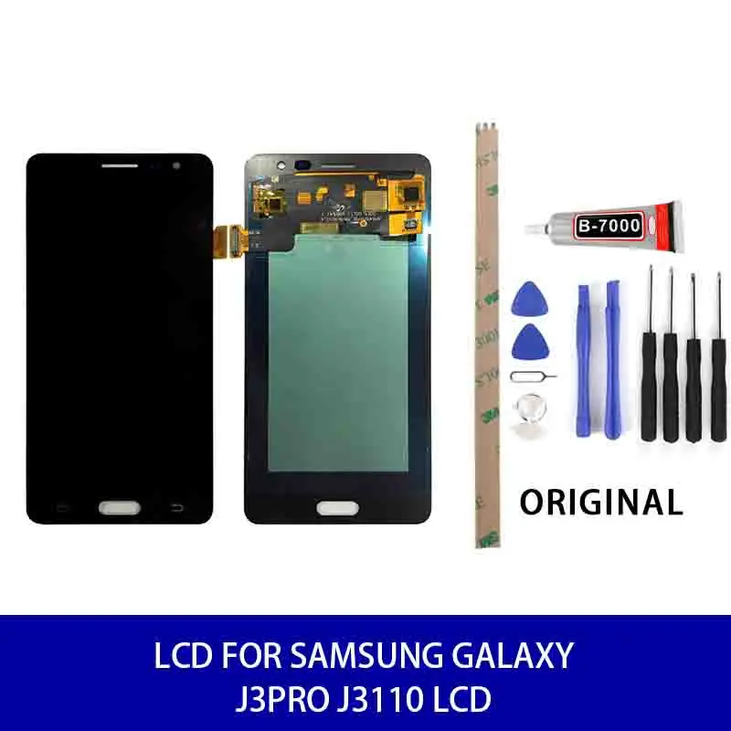 Оригинальный ЖК дисплей для Samsung Galaxy J3PRO J3110 сенсорный экран дигитайзер в сборе +