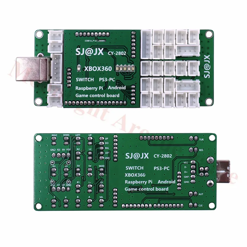 Аркадный контроллер XBOX 360 USB-плата с нулевой задержкой джойстик-кодер для