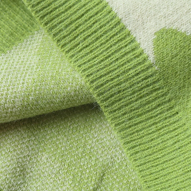 

Flowers Wool Knitted Womens Ribbed Sweaters Tops Fall Winter Long Sleeve O Neck Pullover Jumpers Sweater Knitwear Harajuku New