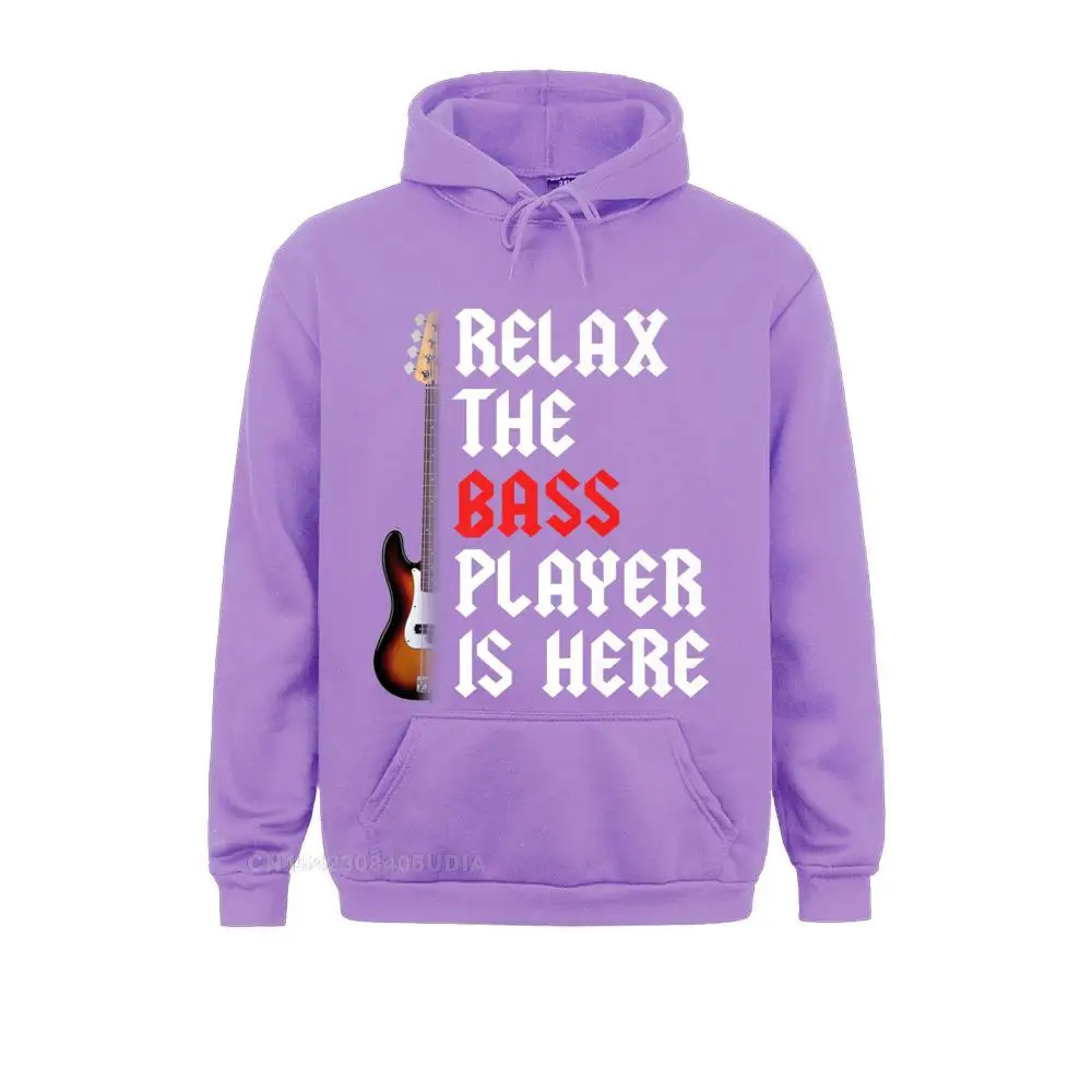 Расслабьте бас-плеер здесь Премиум Толстовка свитшоты дешевые с длинным рукавом