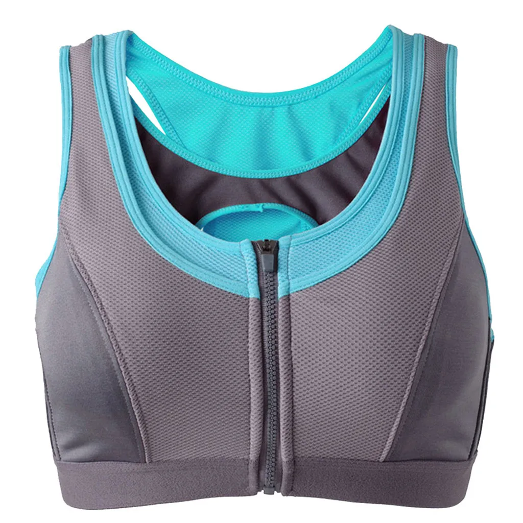 Женское Спортивное нижнее белье SAGACE бесшовный спортивный бюстгальтер на молнии