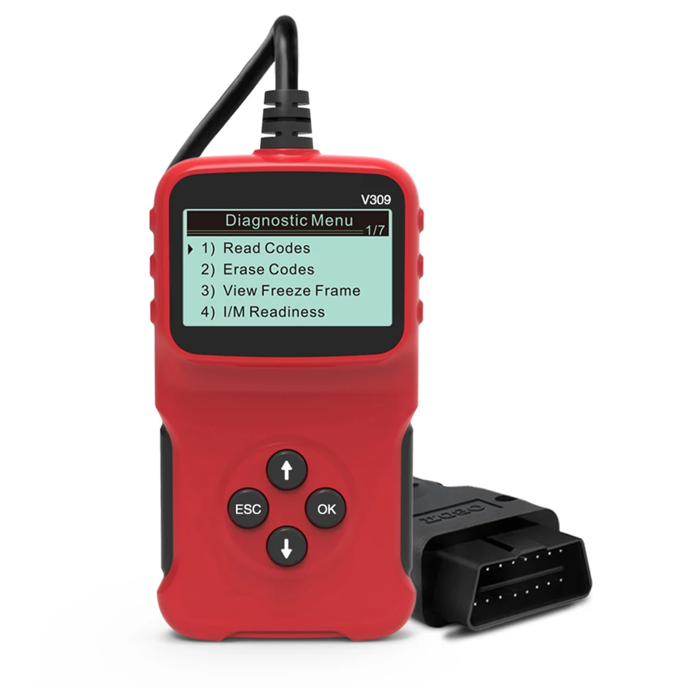 Универсальный диагностический инструмент OBDII сканер считыватель кодов