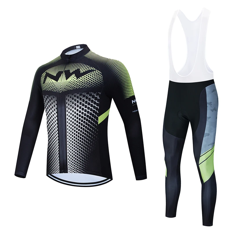 2020NW осень и зима плюс бархатный велосипед Чемпион велосипедный костюм горный