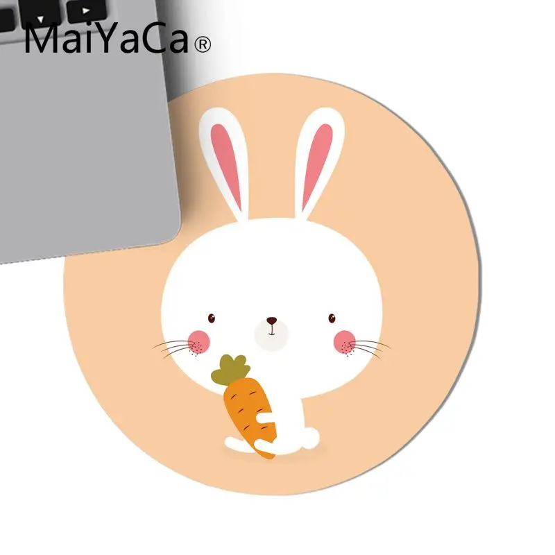 Maiyaca милый зайчик rabbit1 типа сделай себе сам дизайн игровой с узором Круглый Мышь