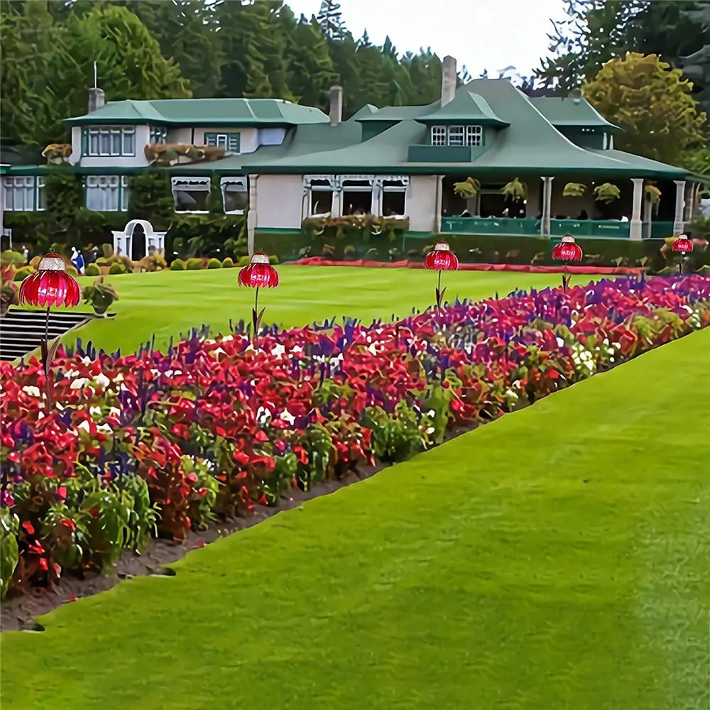 

78cm Garden Bird Feeder Petals Sahpe Sensation Coneflower Bird Feeder Wild Bird Feeder Gazebo Hummingbird Feeder Feeding Bird