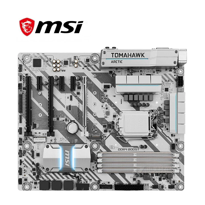 Для MSI Z270 TOMAHAWK ARCTIC материнская плата LGA 1151 DDR4 для Intel Z27 настольная SATA III USB3.0 PCI E X16 3 0