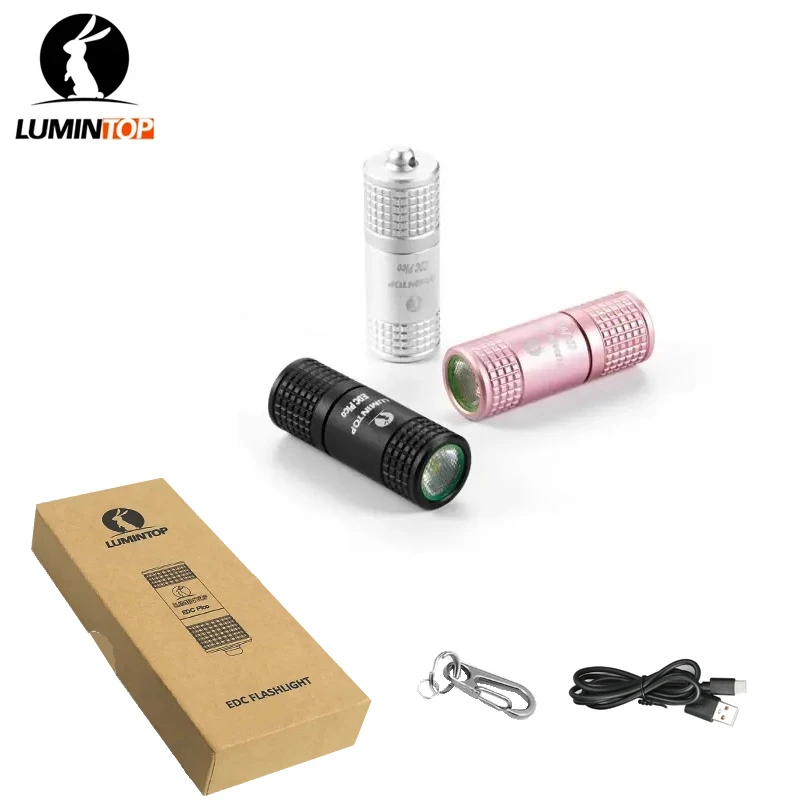 Светильник-брелок LUMINTOP EDC Pico 130 люмен микро-USB перезаряжаемый фонарик мини-фонарик