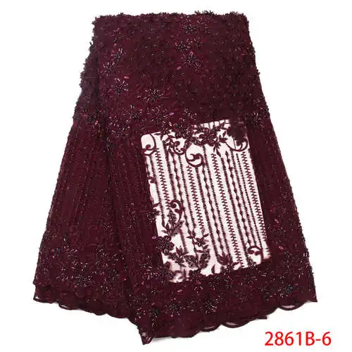 Антикварный цинк Bridal Beads Lace Fabric Latest African Lace Fabric 3d Lace Embroidery French African Wedding Lace Fabric 2861b - Цвет: Антикварный цинк