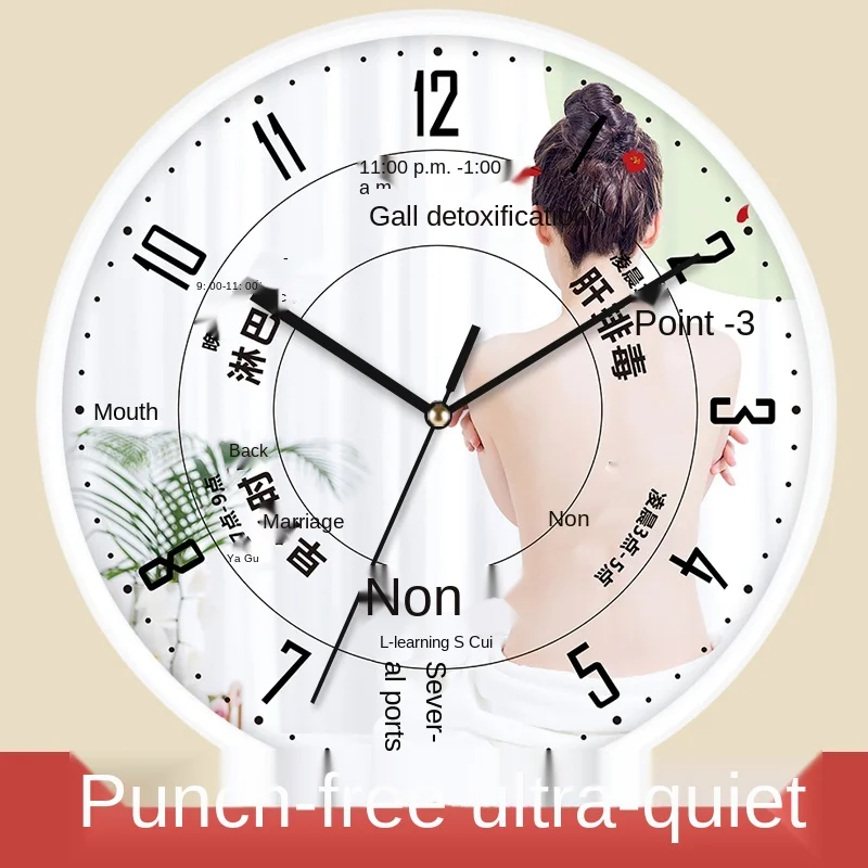 

Wall Clock Beauty Salon Clock Fashion Health Care Wall Clock Warm Creative Club Hair Salon Shop Mute Customizable Clock
