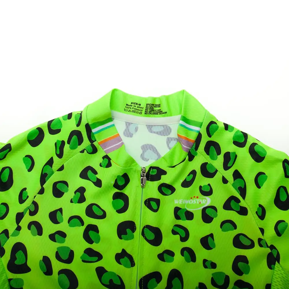 Неоновая зеленая Осенняя профессиональная футболка с длинным рукавом для езды