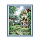 Joy Sunday Dream Home F954 Счетный и штампованный домашний декор загородный дом пейзаж рукоделие вышивка DIY наборы для вышивки крестом