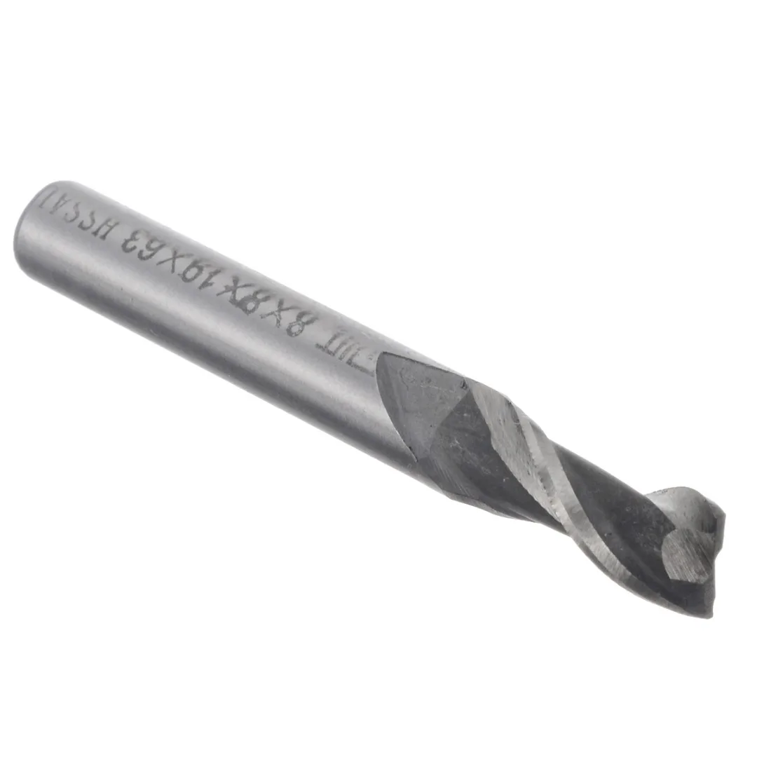 1pc 2 Flute 4/6/8/10/12mm Mill CNC Bits Tool Straight Shank End Cutter Suit Milling Machine Data Processing Center | Инструменты