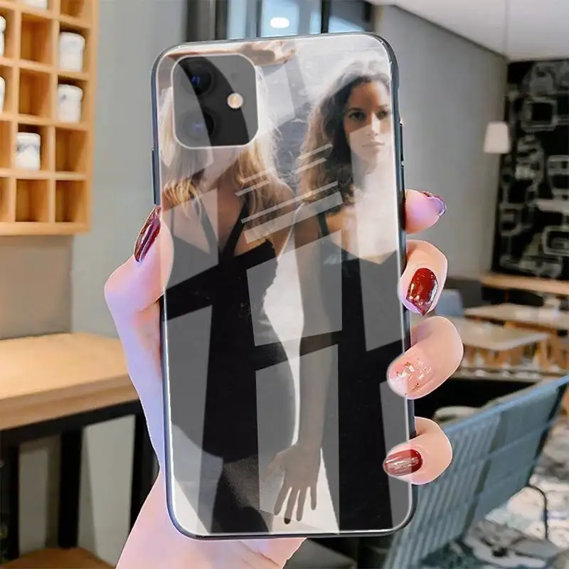 

Christy Turlington Phone Case Tempered Glass For Iphone6plus 6S 7 7plus 8 X XS XSmax XR 11 12 Pro Max 12mini