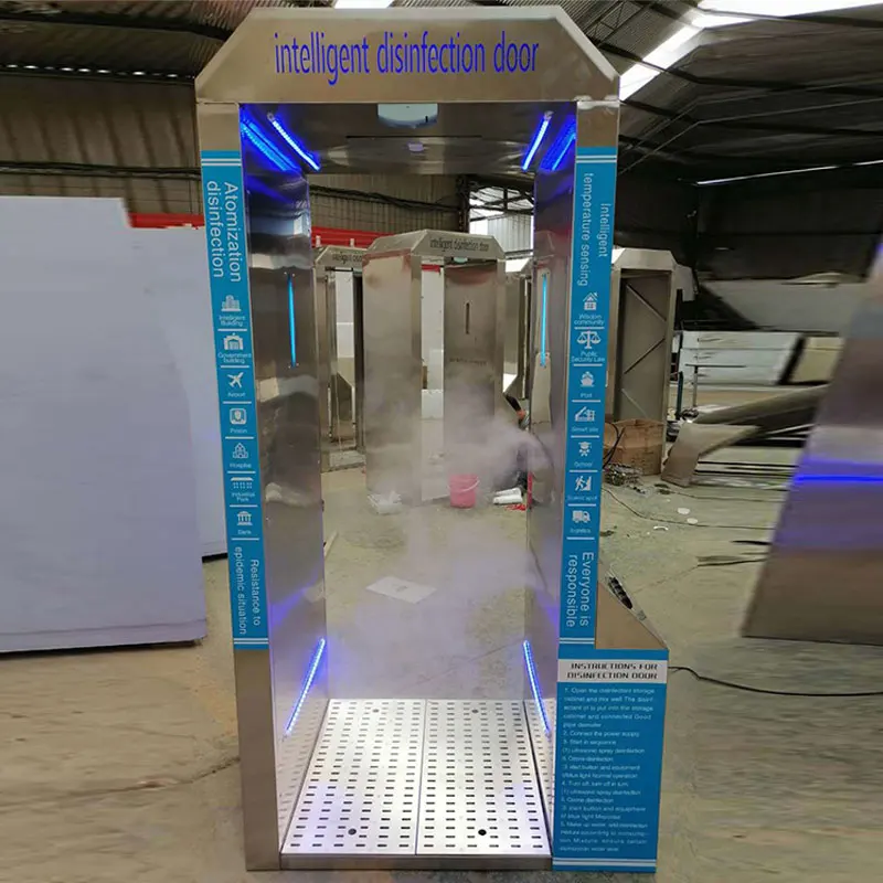 

Temperature Check And Security Gate Atomization Disinfection Security Gate Security Gate With Uv Disinfection Door Security Gate