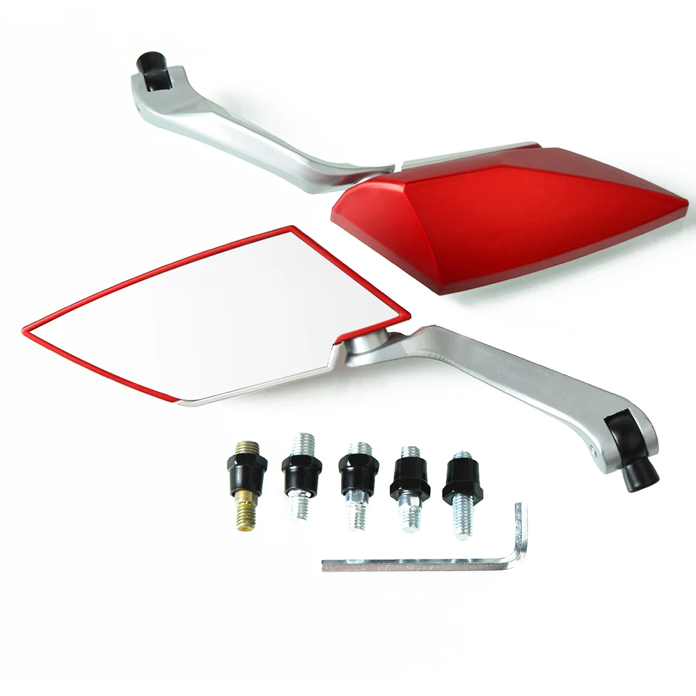 Мотоциклетные аксессуары алюминиевые зеркала заднего вида с ЧПУ мотоциклетные