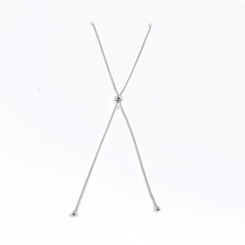 Нержавеющая сталь DIY регулируемое ожерелье раздвижной удлинитель цепи для