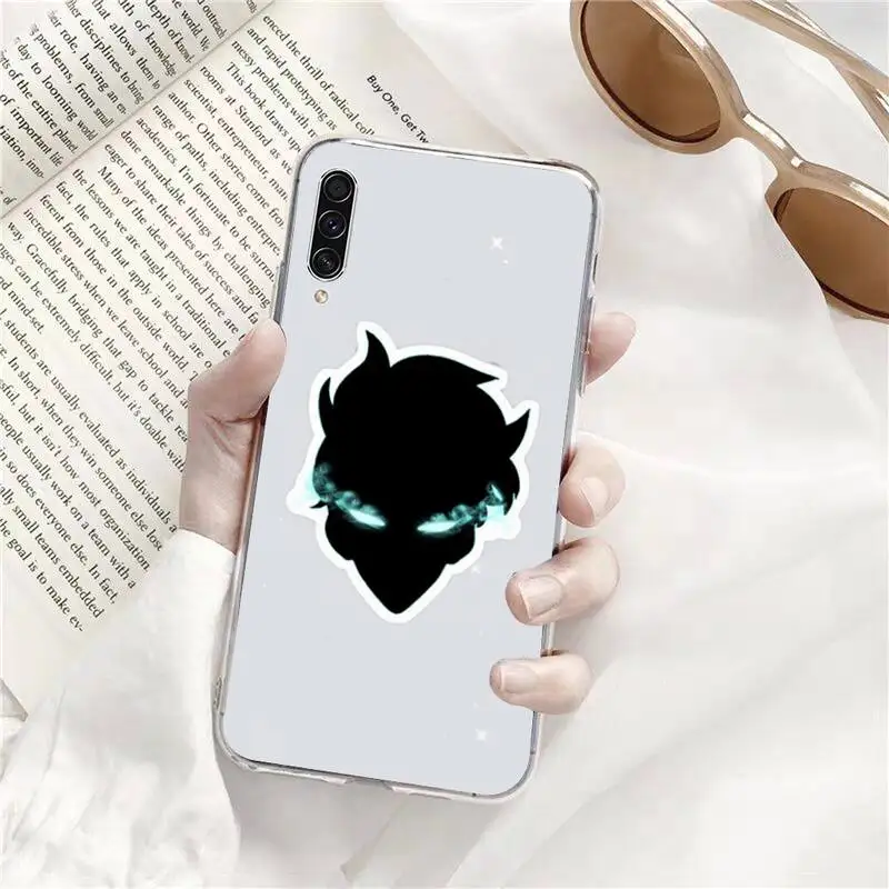 

solo leveling cute cartoon Phone Cases Transparent for Samsung A71 S9 10 20 HUAWEI p30 40 honor 10i 8x xiaomi note 8 Pro 10t 11