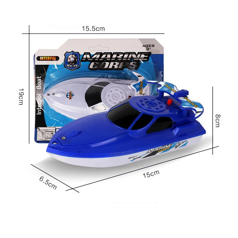 

Children's Electric Motor Toy Non-remote Control Baby Bath Tub Bath Water Speedboat Model Boat Parent-child Interaction Gift