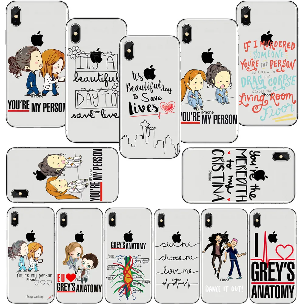 Чехол для телефона GREYS Anatomy You-my person IPhone X 10 5s se 6 6S 7 8 Plus высококачественный