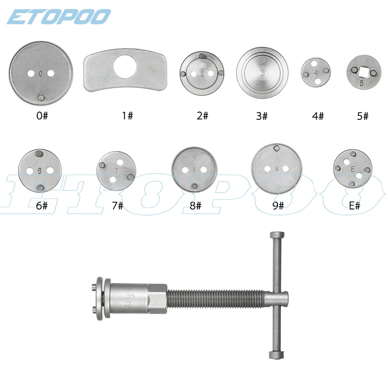 12Pcs/lot Car Universal Disc Brake Caliper Repair Tool Kit Set Windshield Piston Compressor |