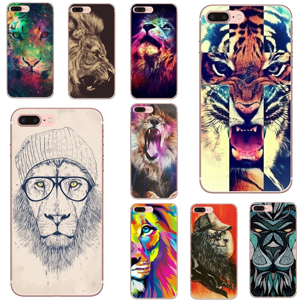

Hipster Tribal Lion Pastel Artwork For iPhone 10 11 12 13 Mini Pro 4S 5S SE 5C 6 6S 7 8 X XR XS Plus Max 2020 Soft TPU Cover