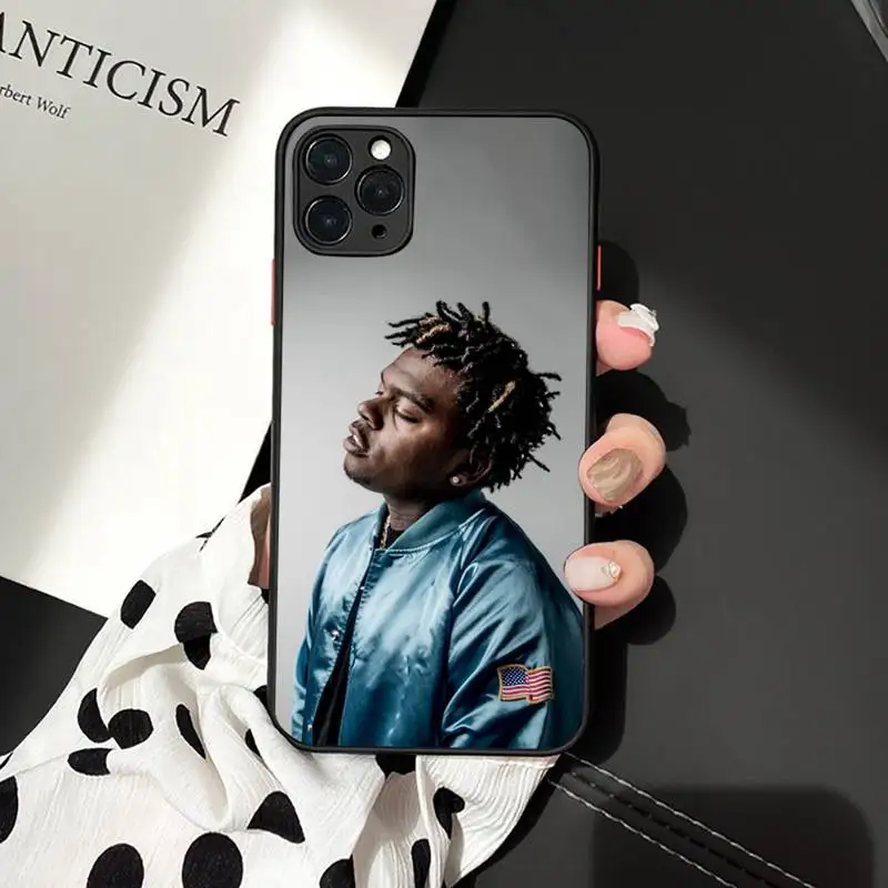 

Rapper Gunna Phone Case For iphone 12 11 7 8 plus mini x xs xr pro max matte transparent cover