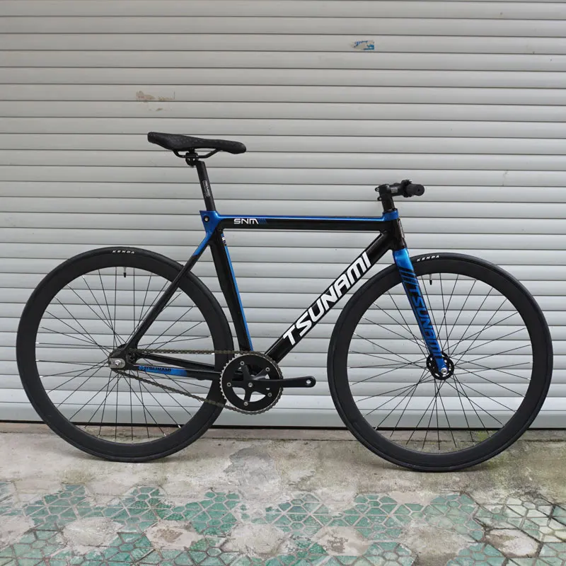 Фиксированная Шестерня для велосипеда TSUNAMI SNM300 рама из алюминиевого сплава 52 см