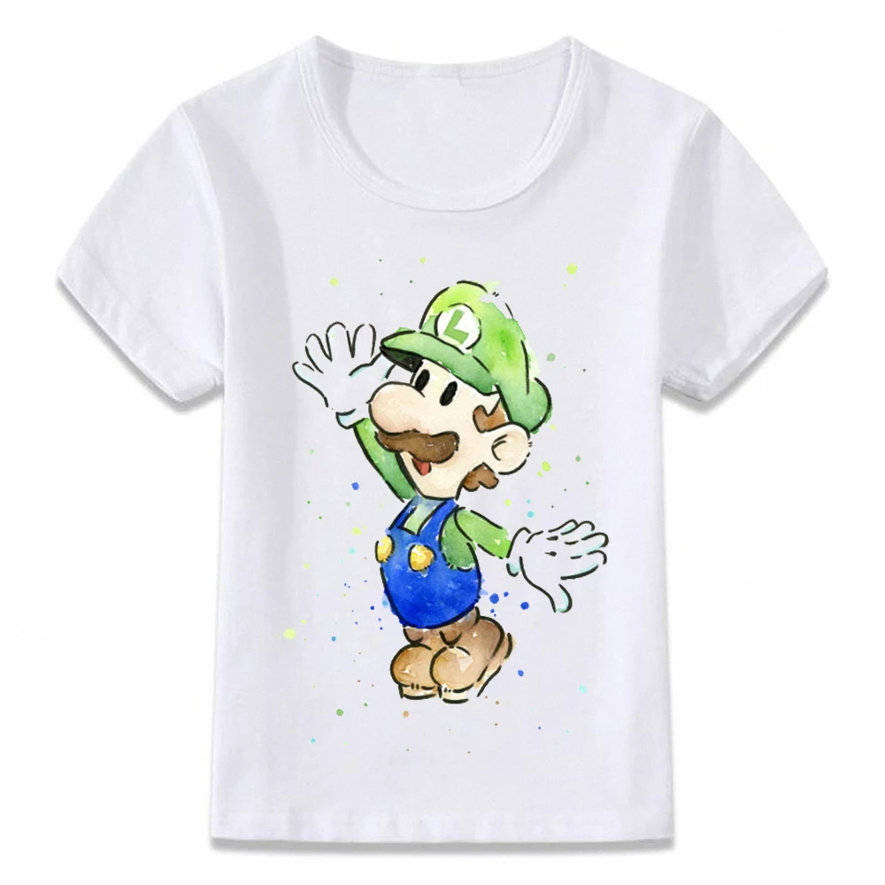 2Z009U Детская одежда футболка Dab Mario Odyssey Dab/забавная игровая футболка для мальчиков и девочек, рубашки для малышей - Цвет: 2Z009U