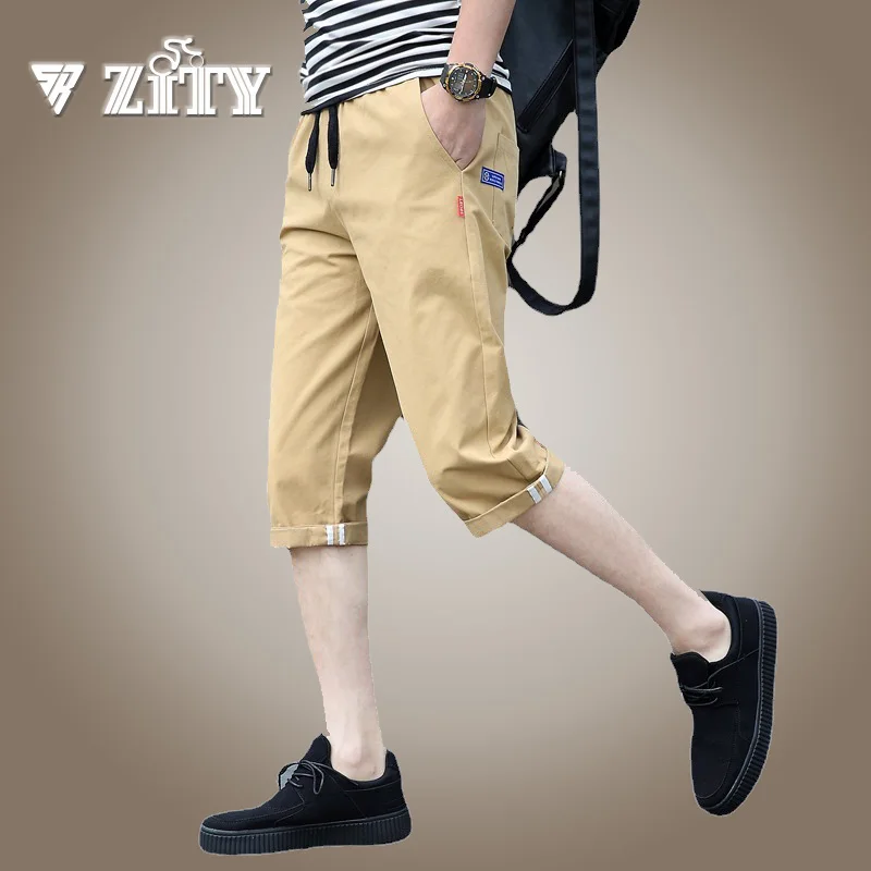 

Men's Summer Casual Shorts Breeches Cotton Short Pants Male Bermuda Beach Shorts Sweatpants Fitness Jogger Men Clothes Slim Fit