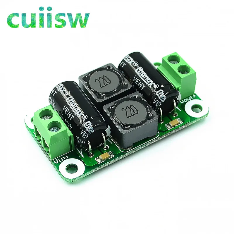 0-50V 4A DC power supply filter board Class D amplifier Interference suppression car EMI Industrial control panel a | Электронные