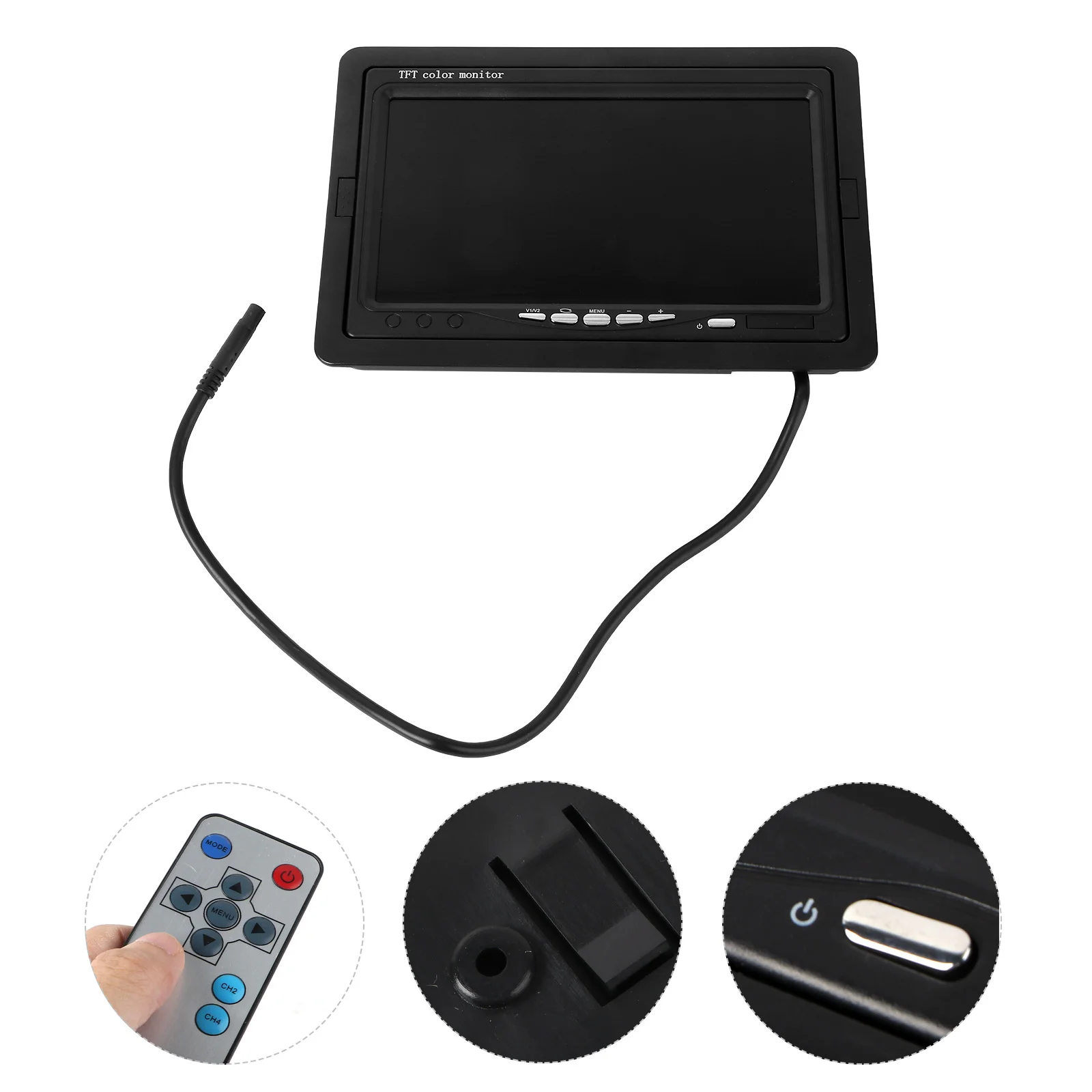 

1 Set Vehicle Intelligent Screen Backup Camera View Camera 7 Inch Screen
