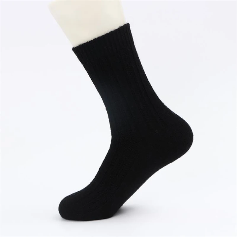 Winter Men Wool Socks Keep Warm Thicken Cashmere Wool Fur Soft Essential Comfortable High Quality Male Socks images - 6