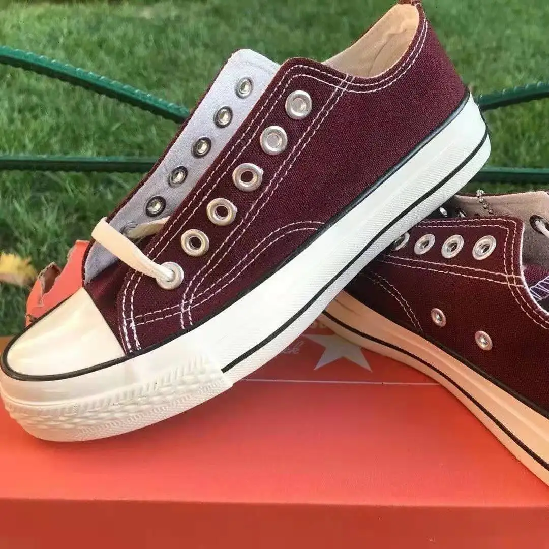 

2021 CONVERSE AllStar Skateboard Shoes Man's and Woman's Low Top Classic Canvas Unisex Sneakers Lightweight Cozy Anti-slip