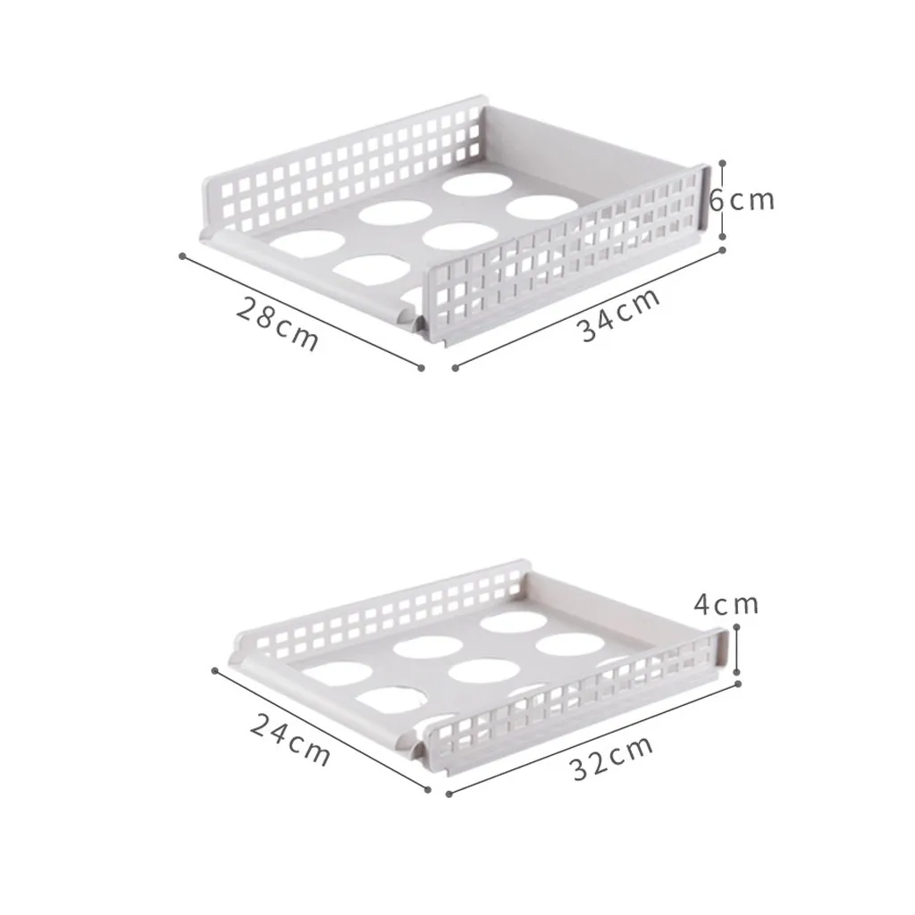 

Layered Wardrobe Partition Storage Rack Drawertype Foldable Cabinet Stackable Closetorganizer Interspace Shelf Clothes Organizer