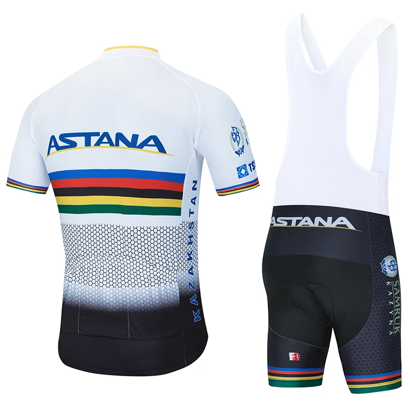 Новинка 2020 красный Астана велосипедная команда Джерси 19D велосипедные шорты