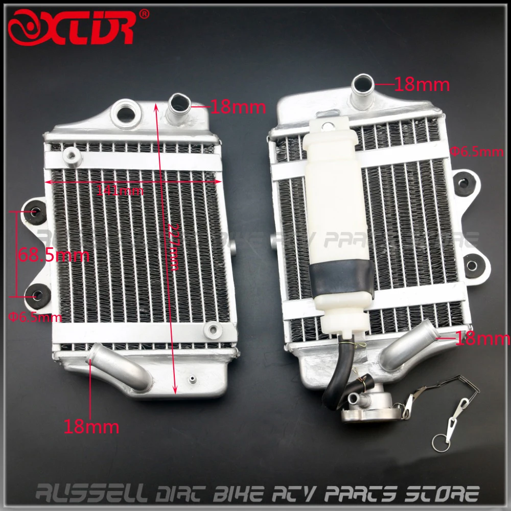 Радиатор двигателя с водяным охлаждением вентилятором для мотоцикла Xmotos Apollo