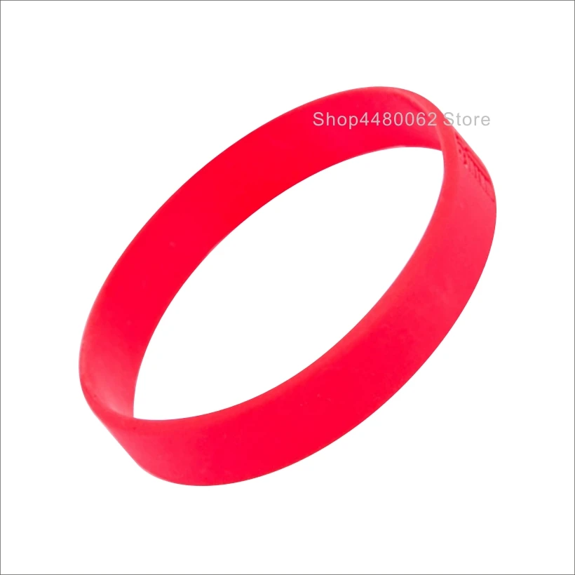 

400pcs/lot 12mm Width No text And Writting Silicone Wristband Make In China