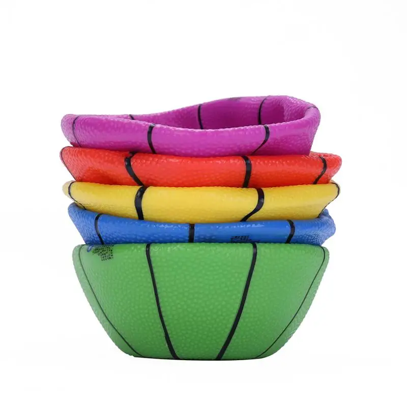 

New Mini Inflatable children's outdoor toys basketball red yellow blue green purple 4 inch 6 inch children's outdoor toys