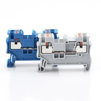 din rail terminal block pt 1 5 electrical wire spring connection push in wiring conductor 10pcs terminal connector strips pt1 5