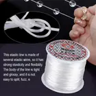 60 мрулон бисер нить для изготовления ювелирных изделий, эластичный шнур для бисероплетения и кристаллами Сваровски для браслет на запястье для ожерелья для ножного браслета
