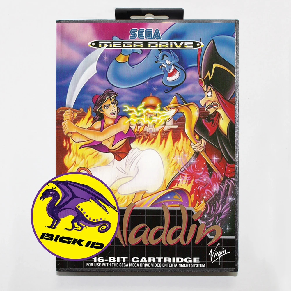 

Игровая карта Aladdin 16 бит, для Sega Mega Drive/ Genesis