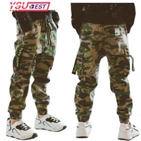 2021 boys camouflage joggers casual cargo pants for boys kids cotton trousers clothes teenage boys joggers clothing 3 14 years