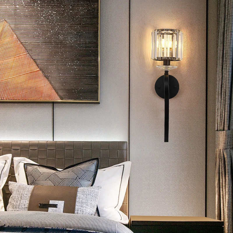 Современный светильник Роскошная обувь с украшением в виде кристаллов настенный