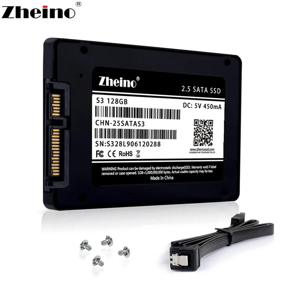 Zheino металлический корпус SSD SATA3 128 ГБ 256 512 ТБ Внутренний твердотельный накопитель
